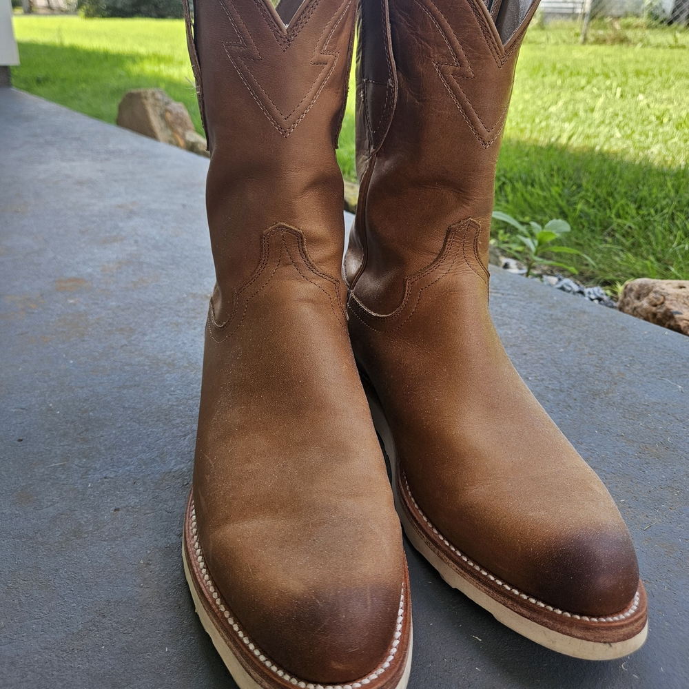Tecovas Tan Leather Cowboy Boots